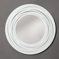 Specchio "Origami" - Bianco in ferro Arte e Mestieri art 2931C26