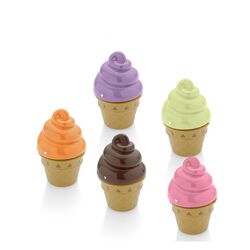 Timer cono gelato assortiti Brandani 55342