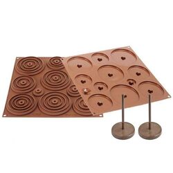 Stampo in silicone 3D Egg Choc di Silikomart  art C3D02