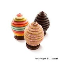 Stampo in silicone 3D Egg Choc di Silikomart  art C3D02