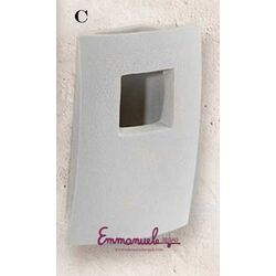 Vasi umidificatori da parete - Linea sette - VM772B - cm 28x8x28 