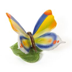 0158B Farfalla gialla/blu e arancio-glialberelli-bombonieraperfetta-emmanueleregali