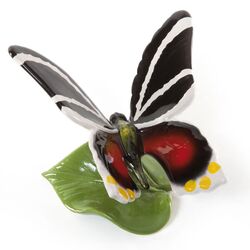 0158D Farfalla bianca-nera-rossa-glialberelli-bombonieraperfetta-emmanueleregali