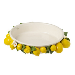 0167L Vassoio decoro limoni-gli alberelli-emmanuelregali