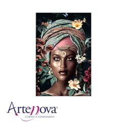 DP509 Quadro figurativo 
donna africana-emmanueleregali-artenova galleria d'arte ed arredi
