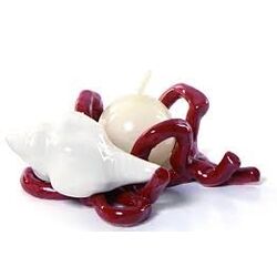 C21B Porta candela con conchiglia-glialberelli-bombonieraperfetta-emmanueleregali