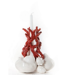 C5 Portacandela conchiglie e corallo-glialberelli-emmanueleregali-bombonieraperfetta