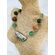 Collana Jebel argento e ceramica di Caltagirone@emmanueleregali@bombonieraperfetta