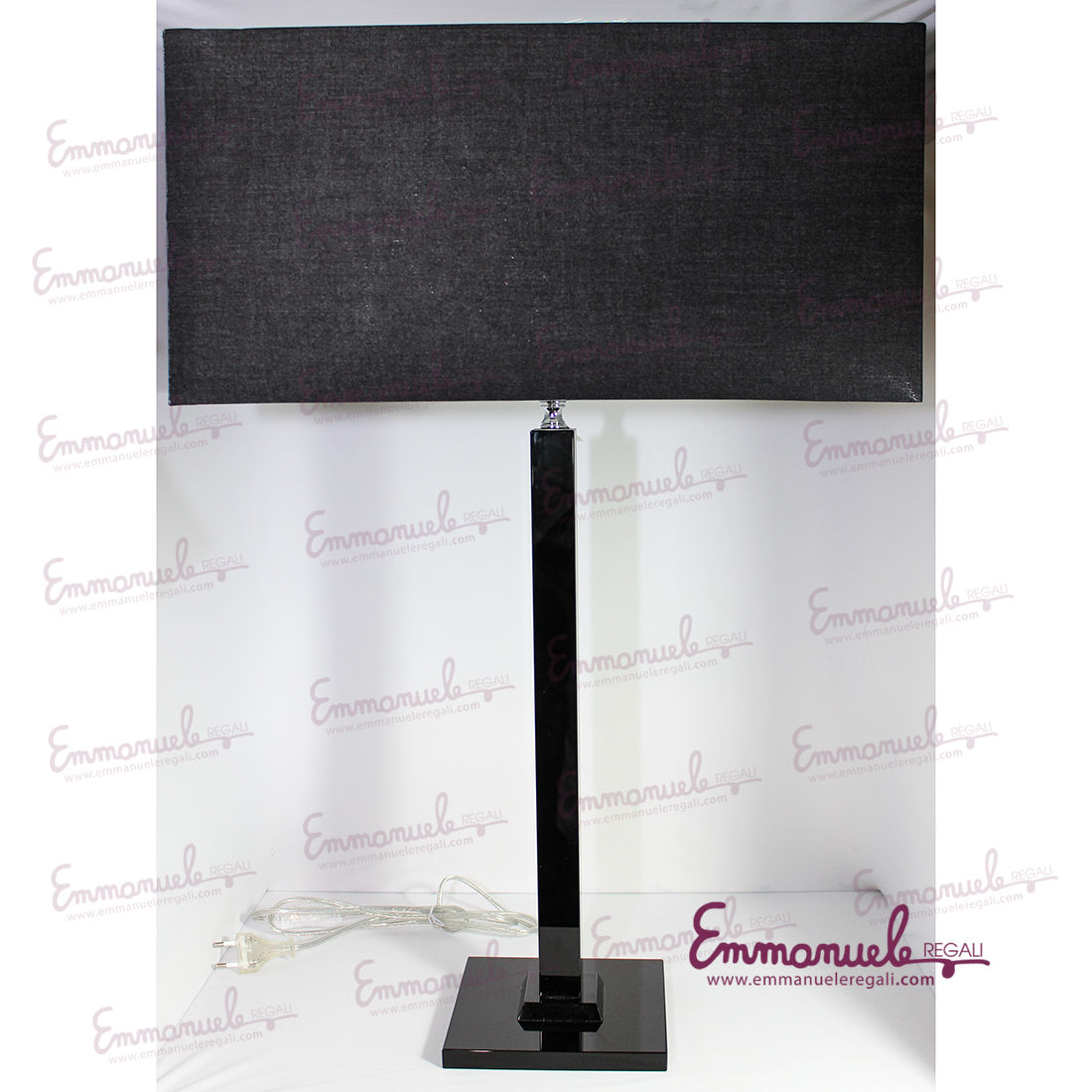 Lampada Elegance con base quadra - Onlylux-emmanueleregali-bombonieraperfetta
