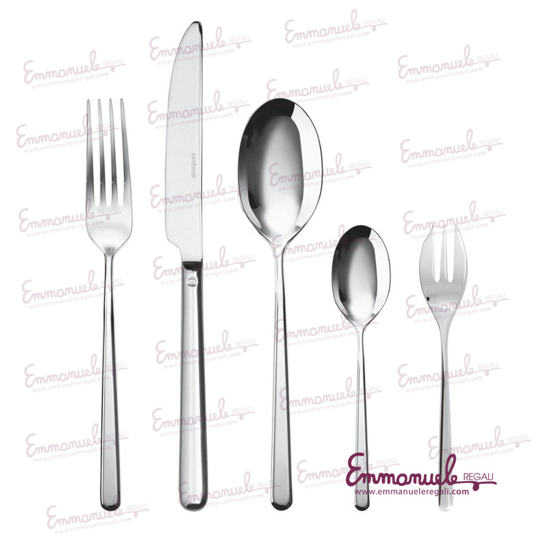 Servizio Posate Linear 30 pz. Monoblocco - Sambonet-emmanueleregali-bombonieraperfetta