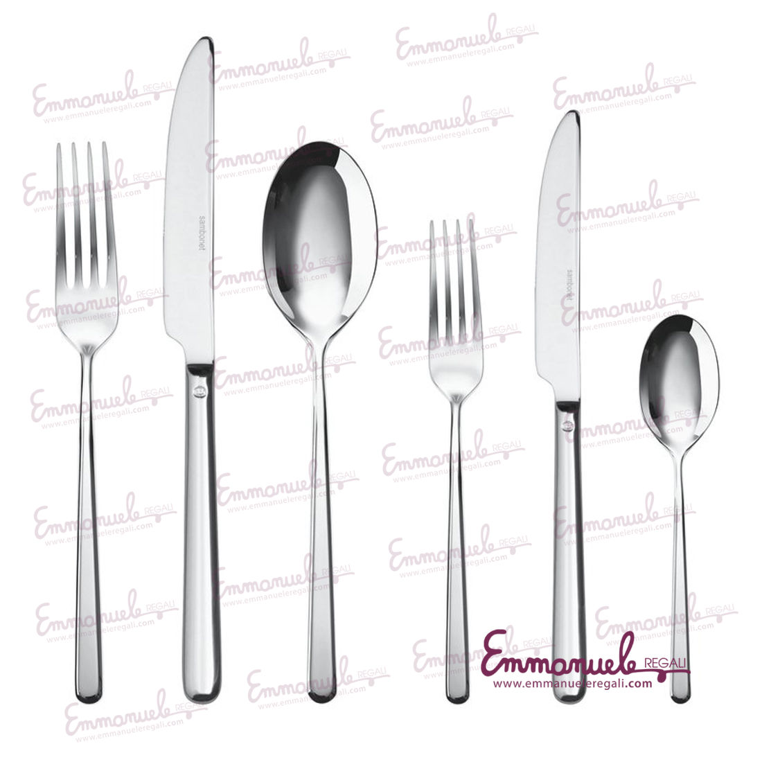 Servizio Posate Linear 36 pz. Monoblocco - Sambonet-emmanueleregali-bombonieraperfetta