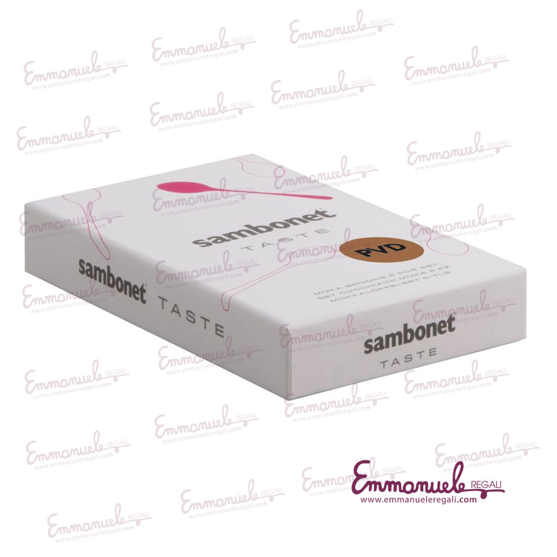 Set 6 cucchiaini moka Taste - rame - Sambonet