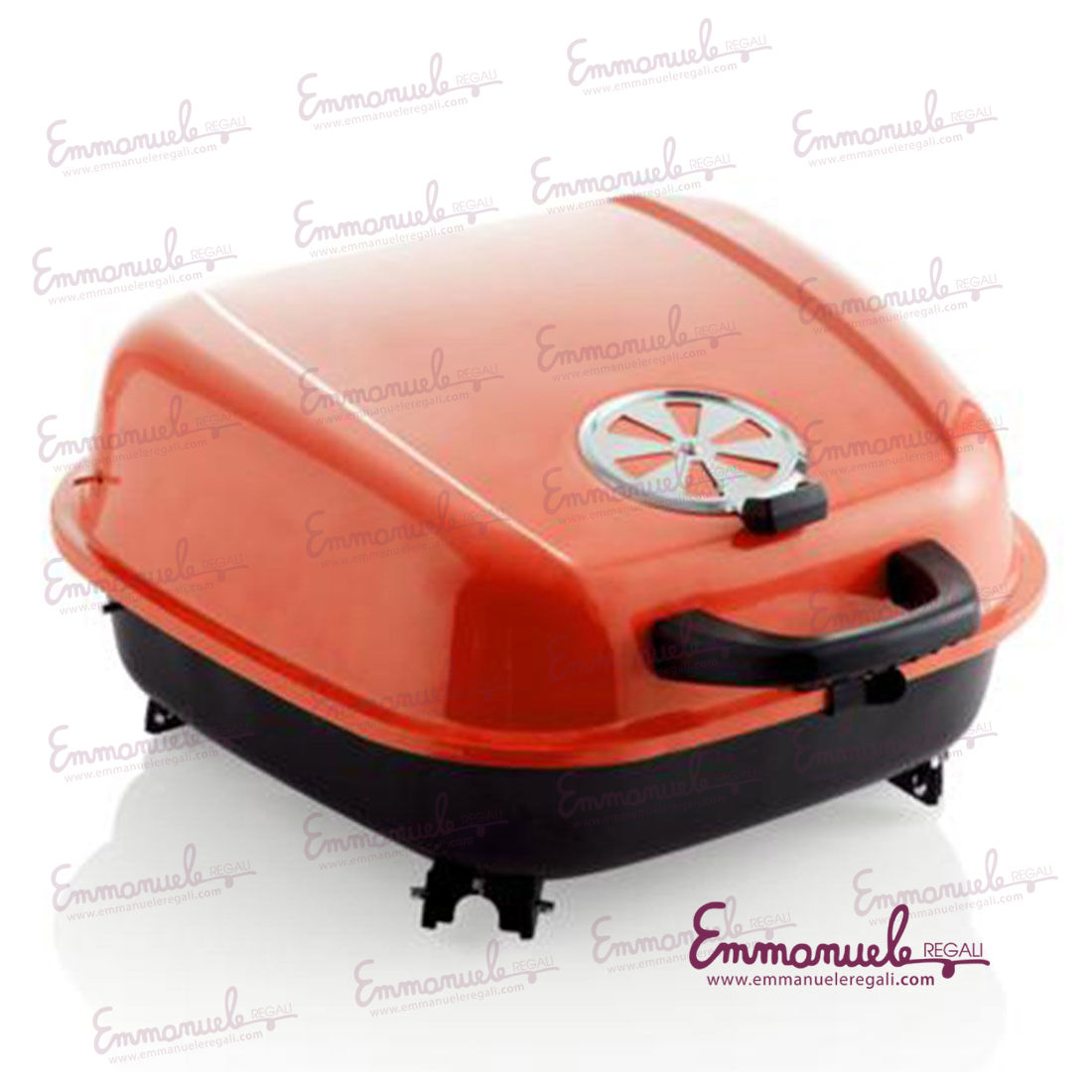 Barbecue portatile rosso metal - Brandani-emmanueleregali-bombonieraperfetta