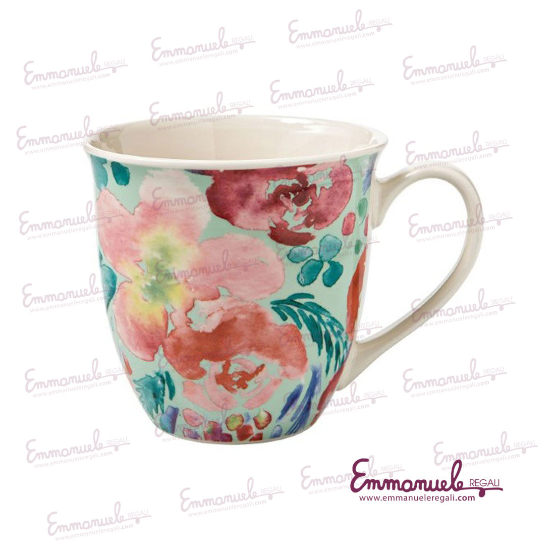 Big Mug Paradise colori ass. Bone china - Brandani-emmanueleregali-bombonieraperfetta