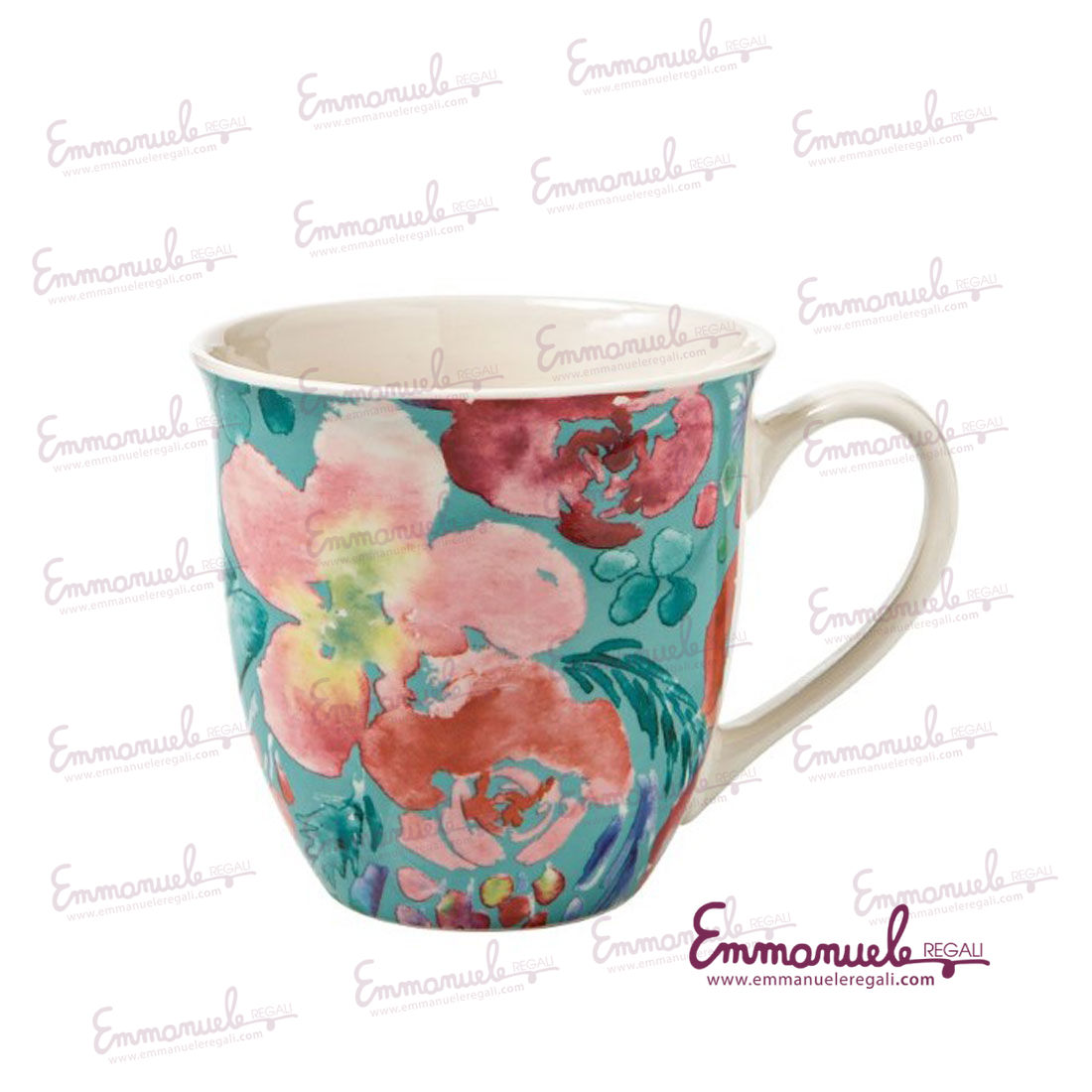 Big Mug Paradise colori ass. Bone china - Brandani-emmanueleregali-bombonieraperfetta