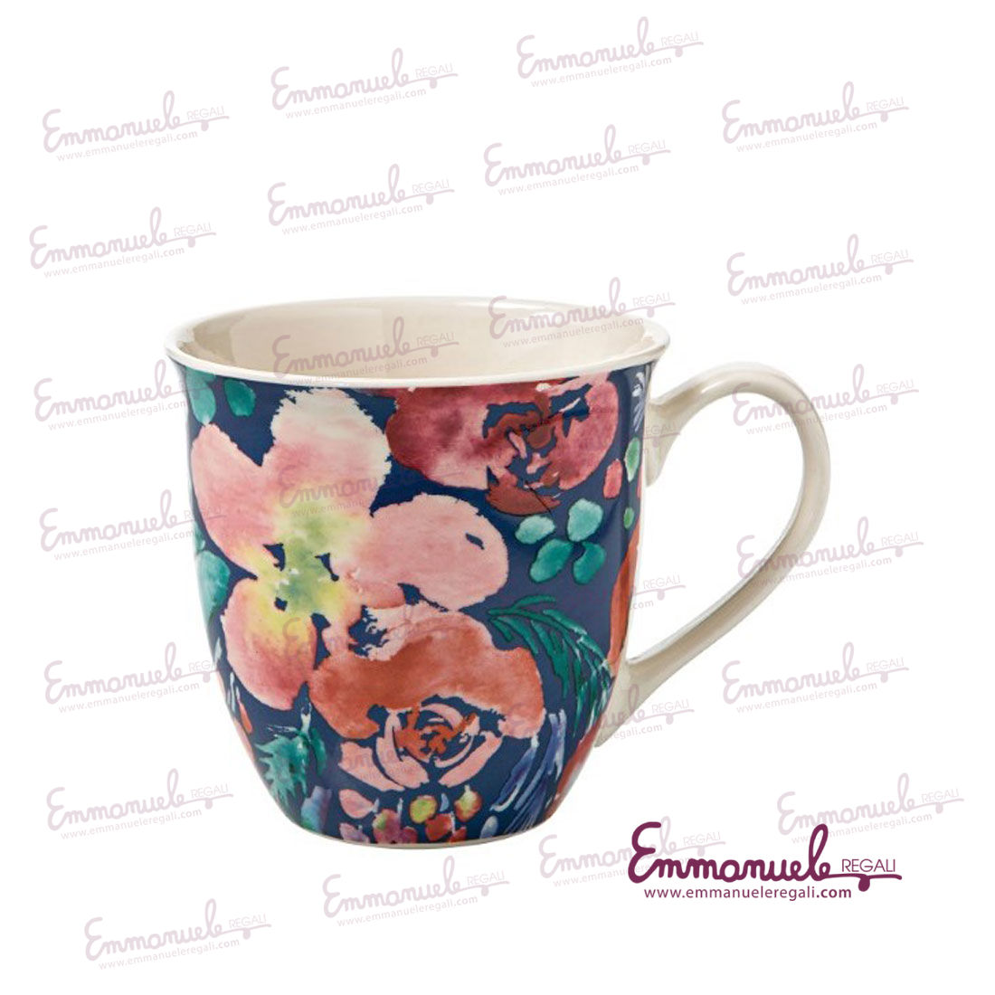 Big Mug Paradise colori ass. Bone china - Brandani-emmanueleregali-bombonieraperfetta