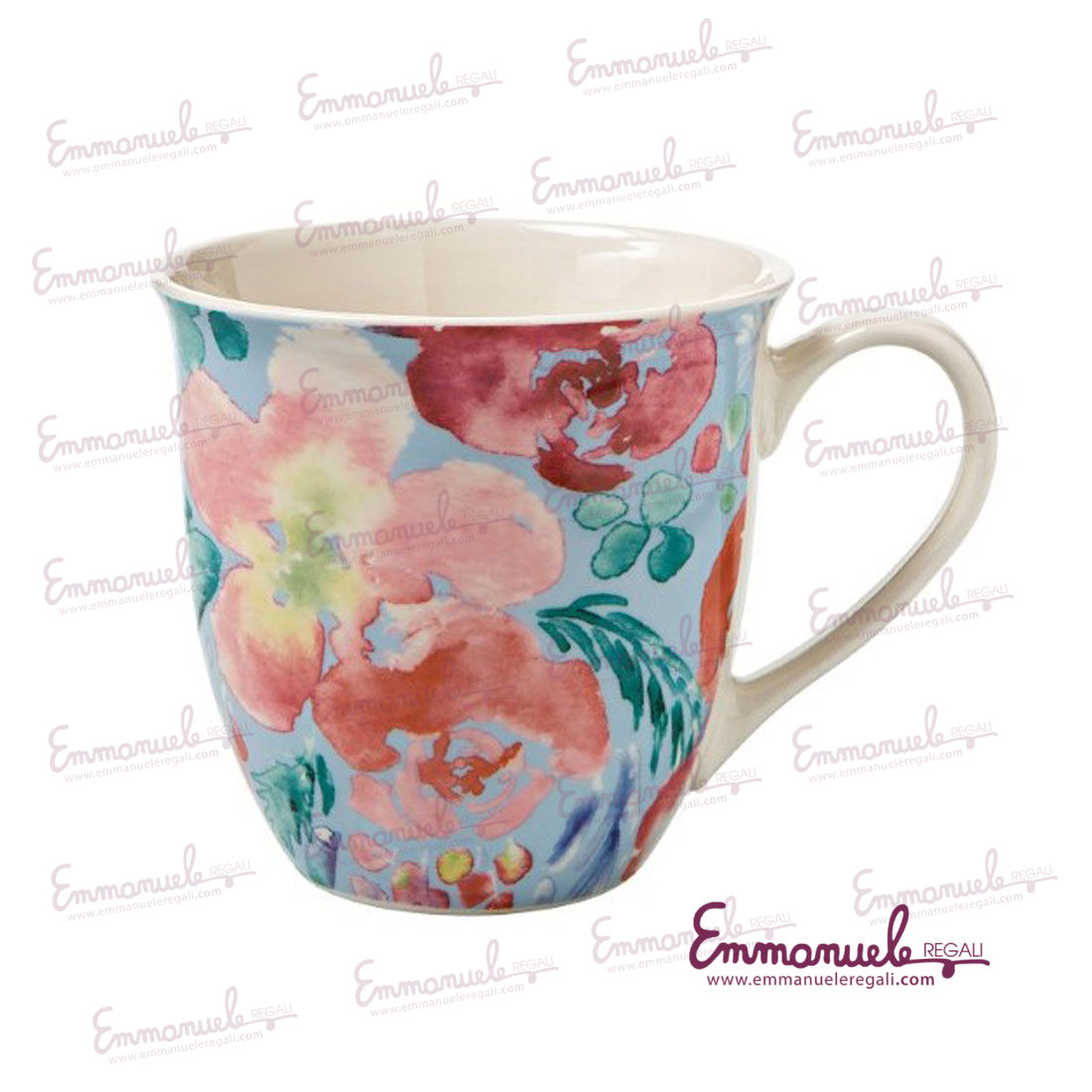 Big Mug Paradise colori ass. Bone china - Brandani-emmanueleregali-bombonieraperfetta