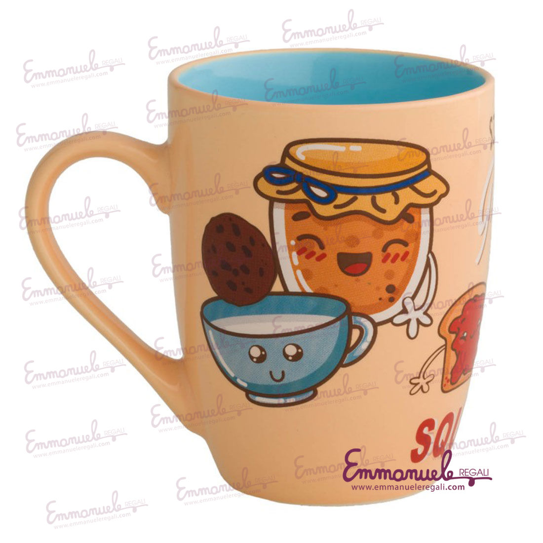 Mug Le Spiritose assortiti new bone china - Brandani-emmanueleregali-bombonieraperfetta