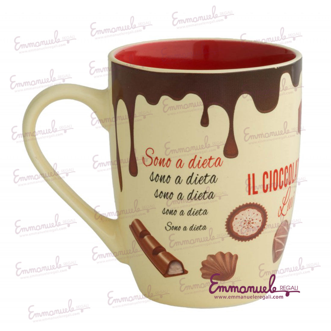 Mug Le Spiritose assortiti new bone china - Brandani-emmanueleregali-bombonieraperfetta