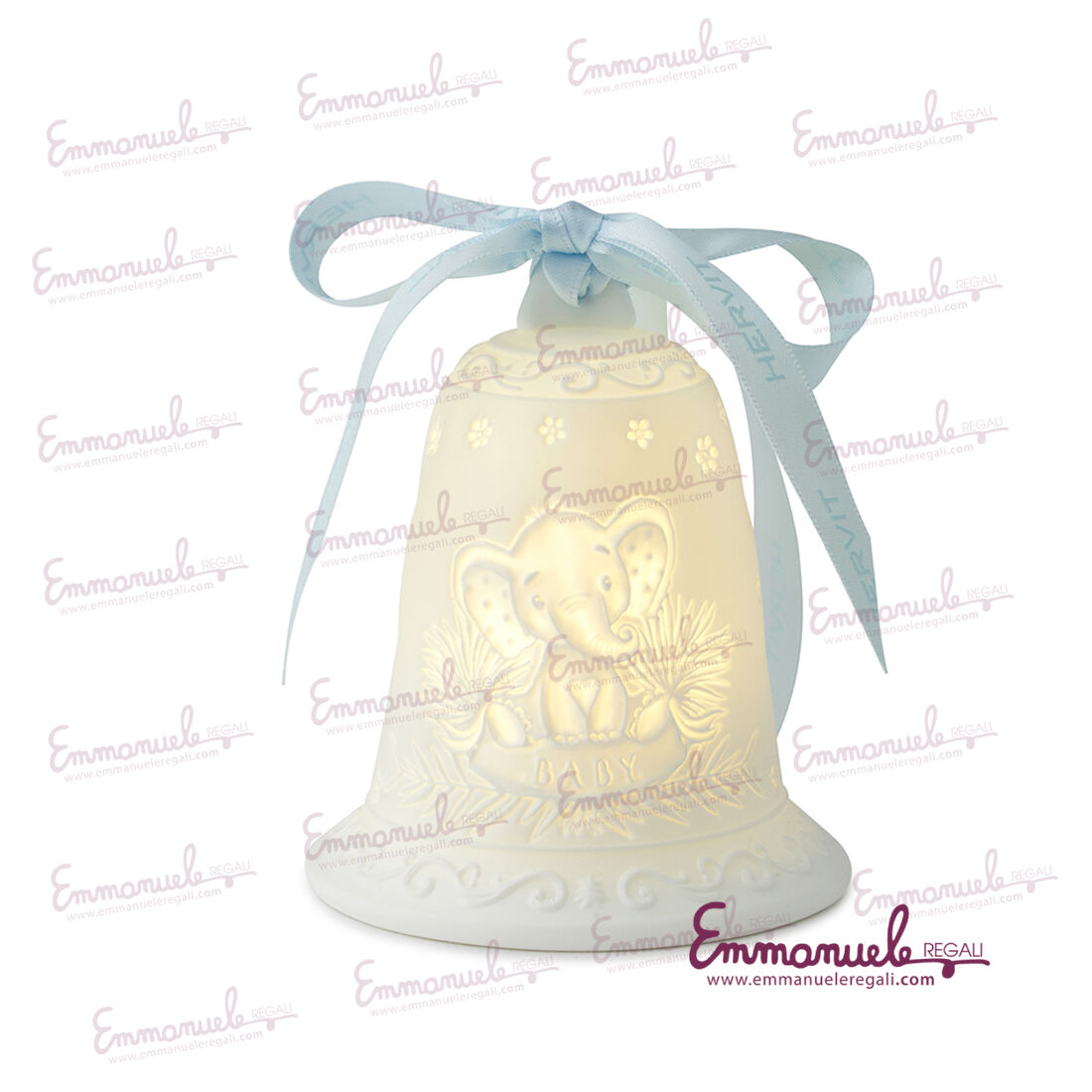 27821_campana_led_porcellana_bisquit_baby_hervit_emmanueleregali_bombonieraperfetta