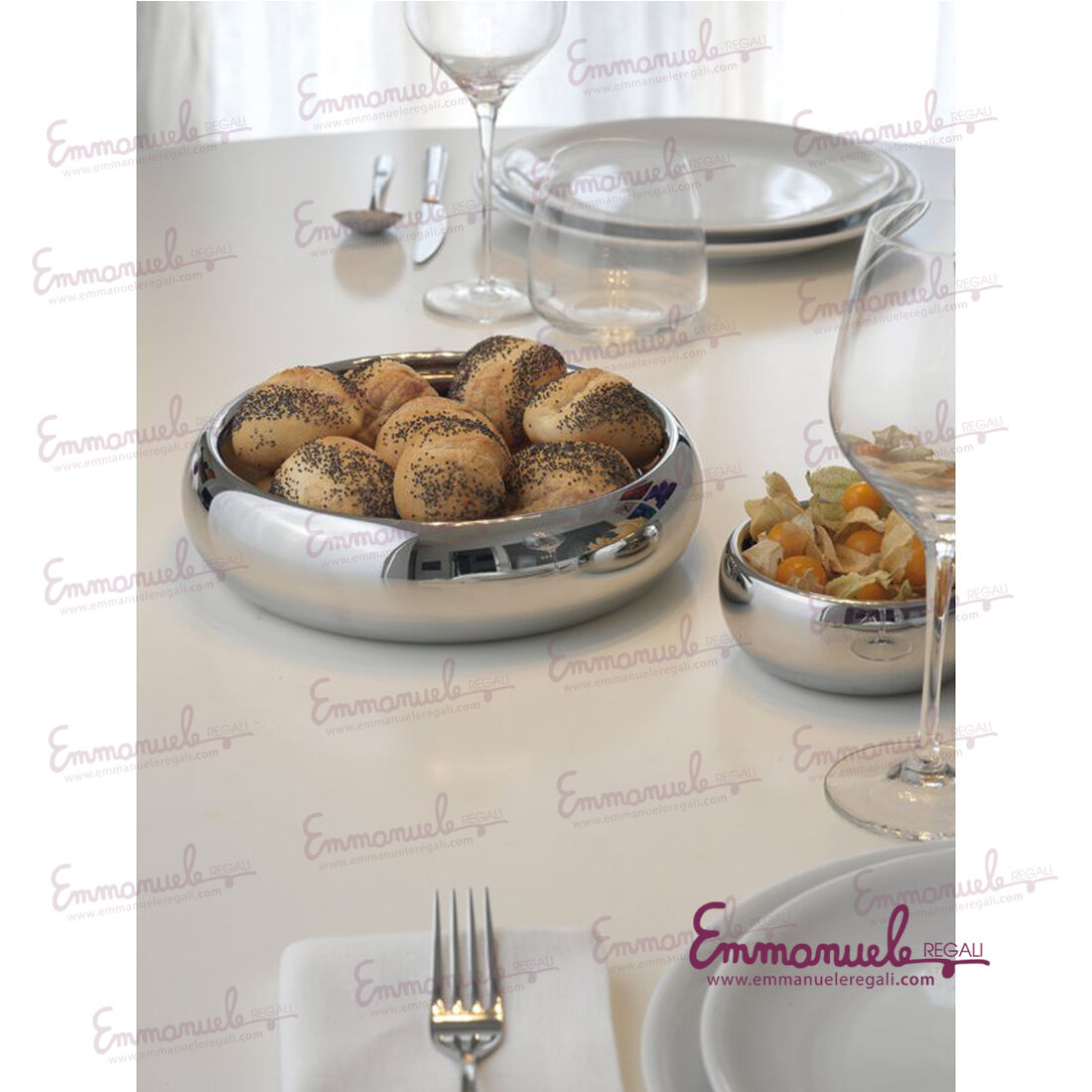 56591-12-Ciotola Sphera  cm. 12 - Sambonet-emmanueleregali-bombonieraperfetta