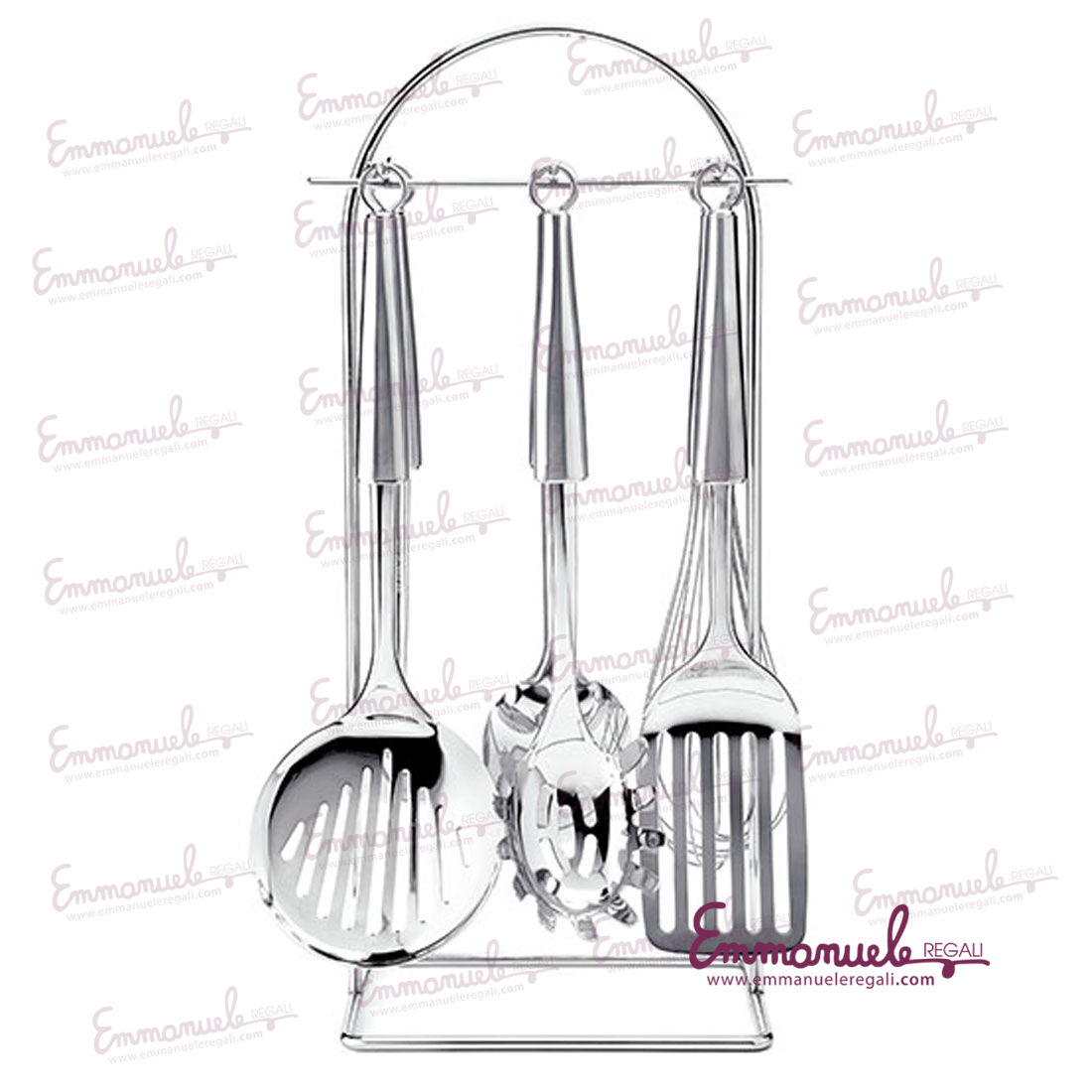 Porta utensili in acciaio I CUCINIERI - Lagostina-emmanueleregali-bombonieraperfetta