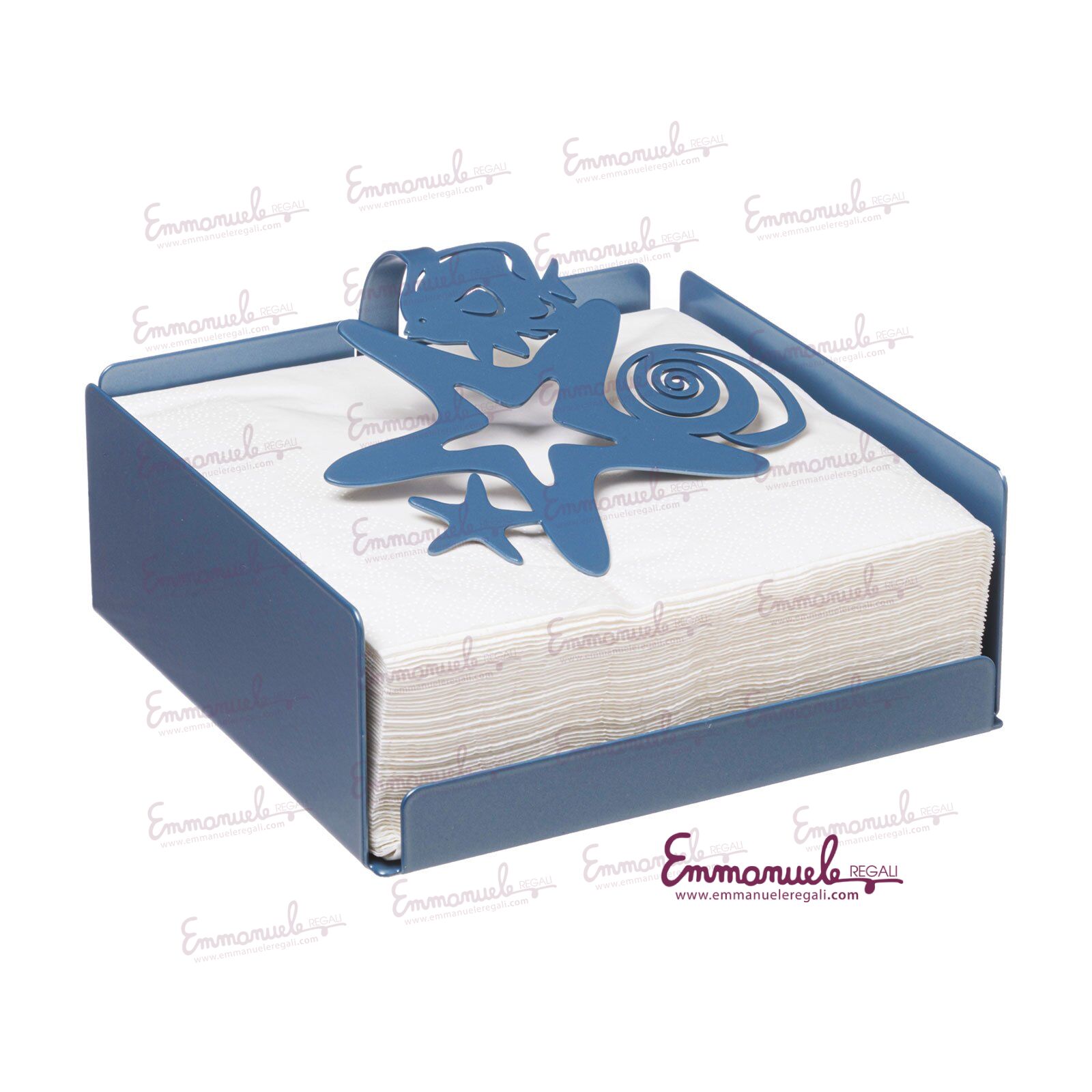 0PS3465C160-Porta tovaglioli con stelle marine Nettuno-Arti e Mestieri-emmanueleregali-bombonieraperfetta