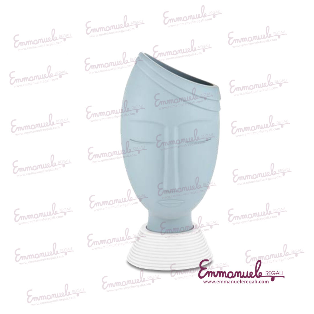 ME2240-3CZ-Vaso Testa Uomo h. 45 - Bongelli Preziosi-emmanueleregali-bombonieraperfetta