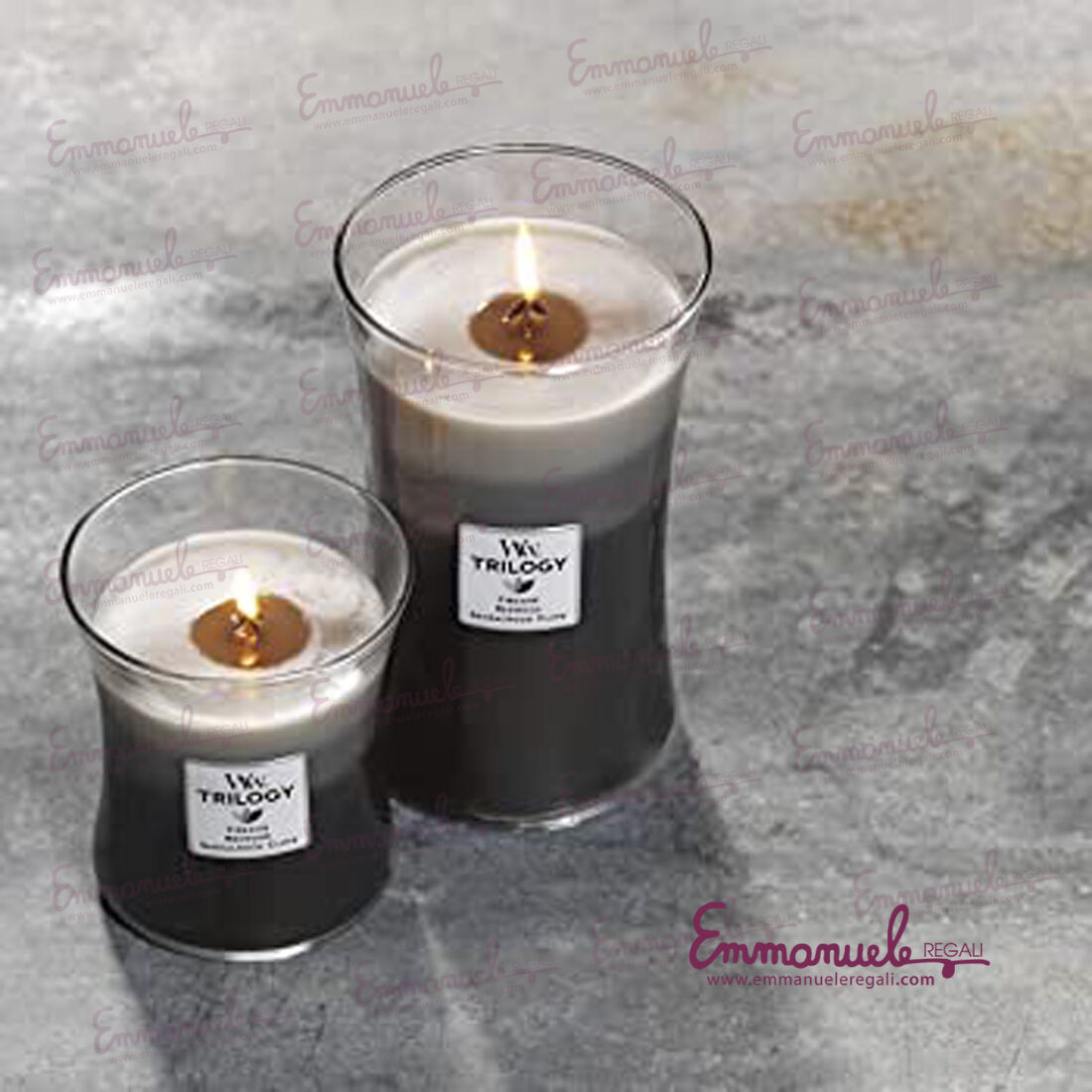 92911E-Candela Media Trilogy Warm Woods-Yankee Candle-emmanueleregali-bombonieraperfetta