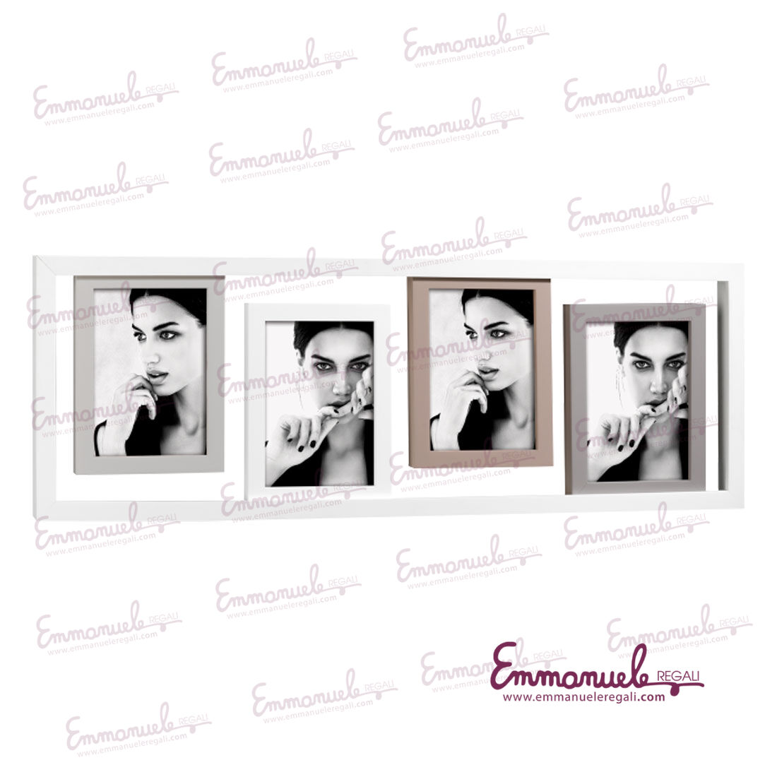 A972-Portafoto multiplo in legno- Mascagni-emmanueleregali-bombonieraperfetta