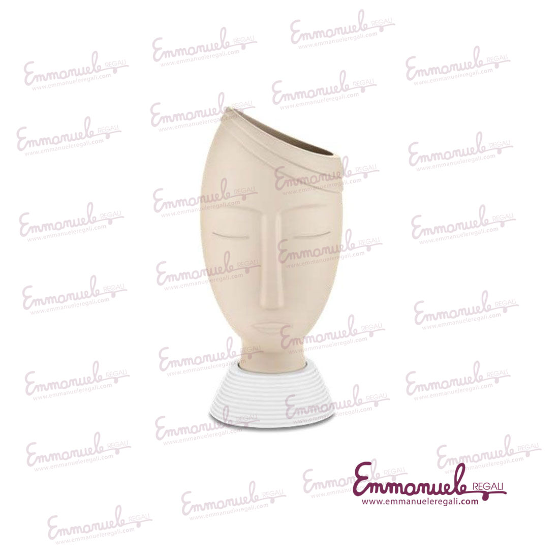 ME2240-2N-Vaso Testa Uomo h. 32 - Bongelli Preziosi-emmanueleregali-bombonieraperfetta